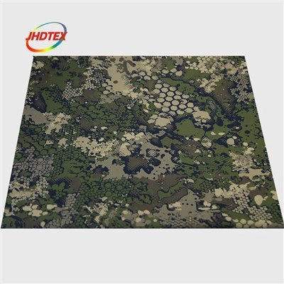 Tissu sergé camouflage